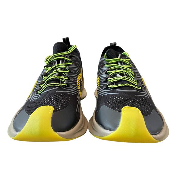 GUCCI Men GG RUN Sneakers Athletic Low Top 680938 Black Yellow 11 | US 11.5 NEW - Picture 8 of 15